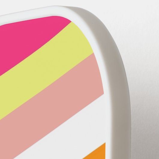 Citrus Stripe Pickleball Paddle (Links Detail)