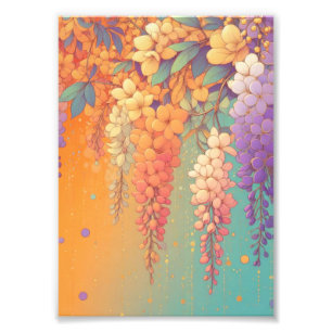 Citrus Sunset Wisteria Foto Afdruk