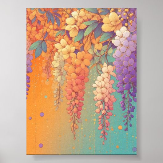 Citrus Sunset Wisteria Poster (Voorkant)