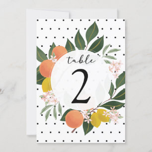Citrus Tafelnummer