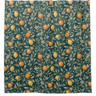 Citrus tak douchegordijn