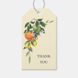 Citrus Themapakket Bruiloftsfeest Favor Tag Cadeaulabel