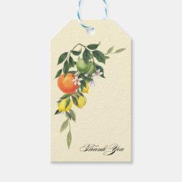 Citrus Themaproduct Bruiloftsfeest Favor Gift Tag Cadeaulabel
