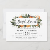 Citrus Thème Rustique Bridal Brunch Invitation (Devant)