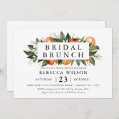Citrus Thème Rustique Bridal Brunch Invitation (Devant / Derrière)