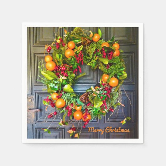 Citrus Thormay Wreath Bok Gardens Florida Servet (Voorkant)
