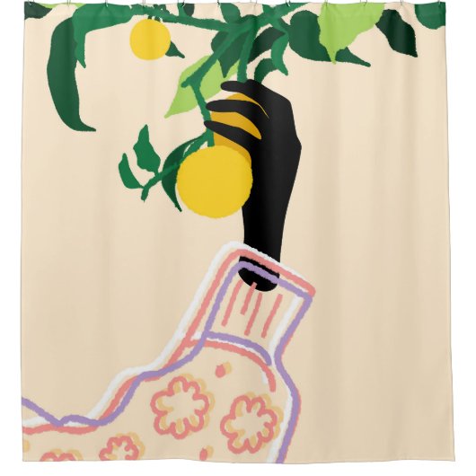 Citrus Touch Douchegordijn (Voorkant)