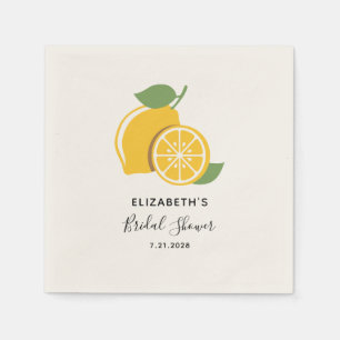 Citrus Tropisch Fruit Bruiloft Bruidsshower Papier Servet