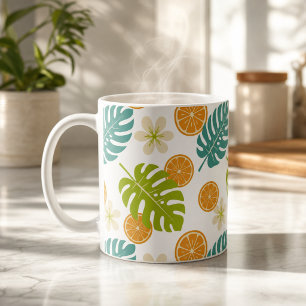 Citrus Tropisch Koffiemok