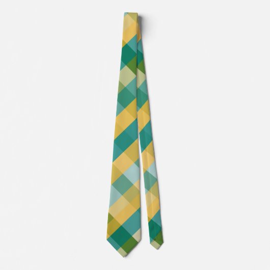 Citrus Twist Diagonal Play Stropdas (Voorkant)