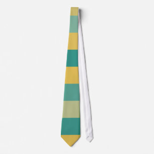 Citrus Twist Lemon en Limoen-Striped Necktie Stropdas