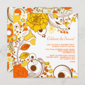 Citrus Twist Uitnodiging (Voorkant / Achterkant)