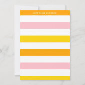 Citrus Verjaardag Uitnodiging (Achterkant)