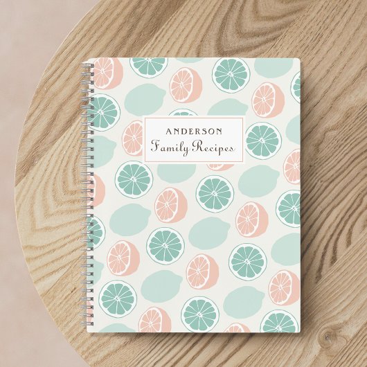 Citrus verstrekt gepersonaliseerde gezinsherenigin notitieboek
