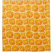 Citrus Vibrant Orange Slice Douche rideau (Devant)
