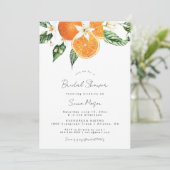 Citrus Vrijgezellenfeest Kaart (Staand voorkant)