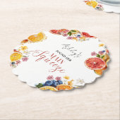 Citrus Vrijgezellenfeest Kartonnen Onderzetters (Gekanteld)