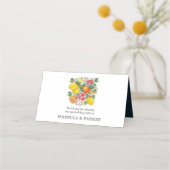 Citrus Waterverf Botanical Wedding (Achterkant)