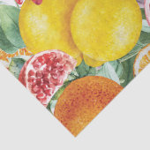 Citrus Waterverf Botanical Wedding Tissuepapier (Detail)