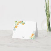 Citrus - Weddenschap Hartelijk dank Bedankkaart (Achterkant)