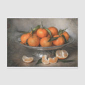 Citrus & Zilver Decoupage Tissuepapier (Voorkant)