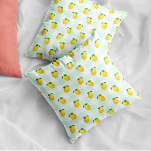 Citrus zomerverjaardag kussen