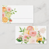 Citrusblanco Plaatskaartje (Voorkant / Achterkant)