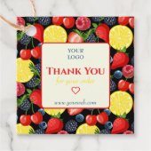  citrushandel Dank u Label (Voorkant)