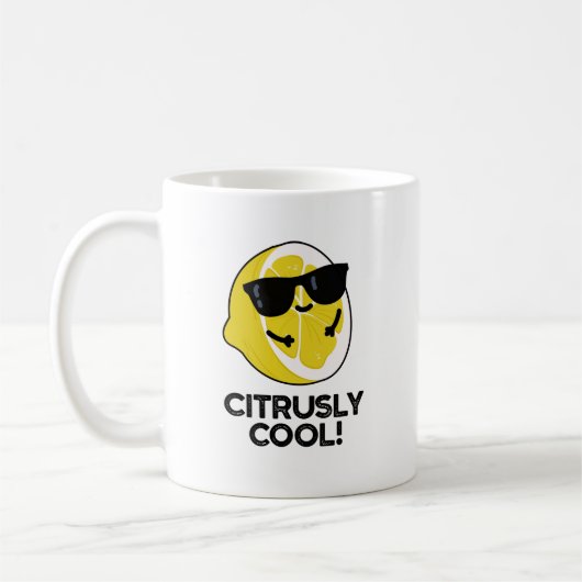 Citrusly Cool Grappige Citrus Pun Koffiemok (Links)