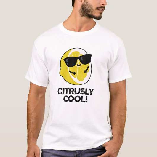 Citrusly Cool Grappige Citrus Pun T-shirt (Voorkant)