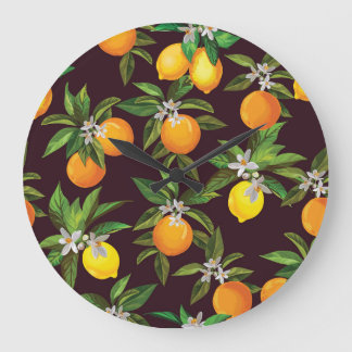 Citruspatroon,  citroenen Sinaasappels. Grote Klok