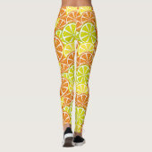 Citruspatroon Leggings (Achterkant)