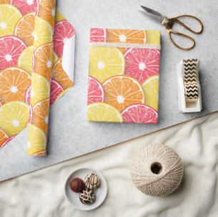 Citrusplakken Cadeaupapier
