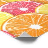 Citrusplakken Poster (Hoek)