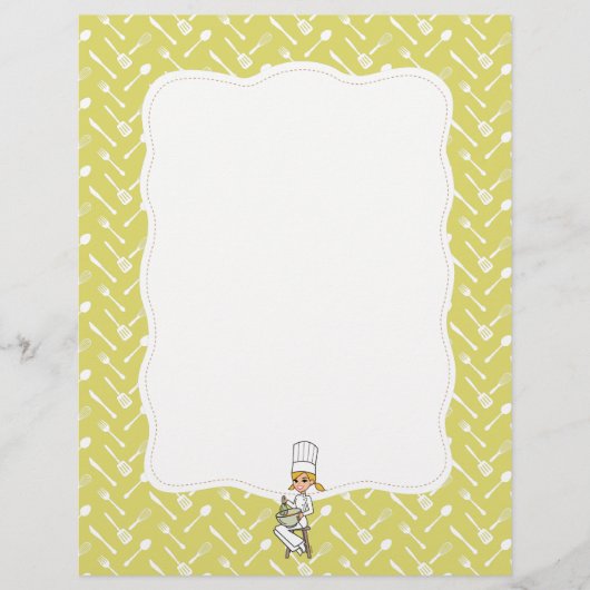 Citrust Cute Chef Art Cuisine Papeterie (Devant)