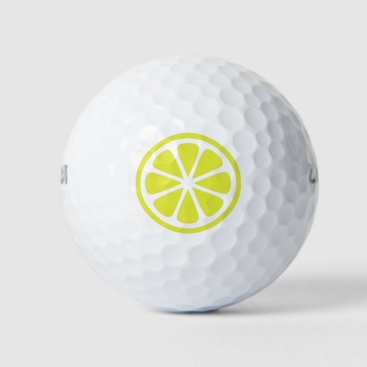 Citrusvrucht Citroen Golfballen (Voorkant)