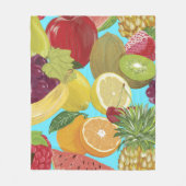 Citrusvruchten Afbeelding Cool Tekening Illustrati Fleece Deken (Voorkant)
