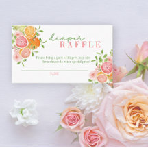 Citrusvruchten & Bloemen Luier Raffle