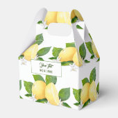 Citrusvruchten botanisch bedankdoosjes (Voorkant Zijde)