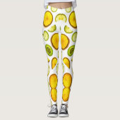 Citrusvruchten Leggings (Voorkant)