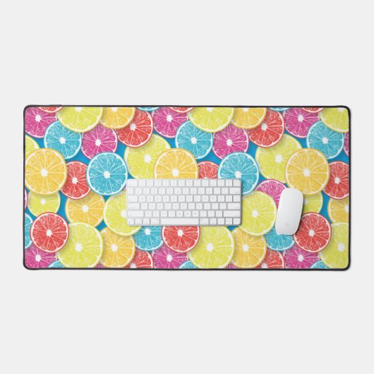 Citrusvruchten snijden pop kunst bureaumat (Keyboard & Muis)