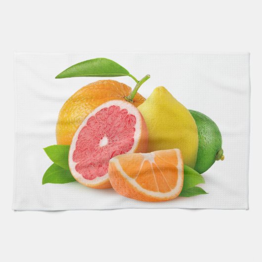 Citrusvruchten Theedoek (Horizontaal)