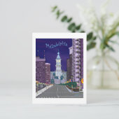 City Alight Briefkaart (Staand voorkant)