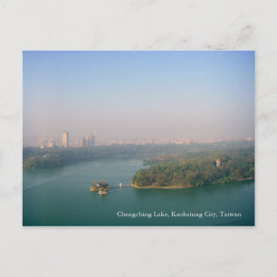 City Awakening/Chengching Lake, Kaohsiung, Taiwan Briefkaart