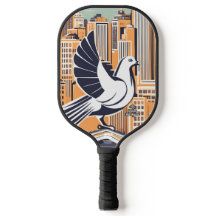 City Bird op het dak Gepersonaliseerde Pickleball