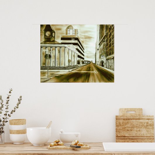 City Block Poster (Keuken)