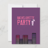 City Blocks Bachelorette Party Invitation (Dos)