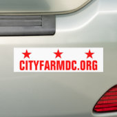 City Boerderij DC Bumpersticker (Op auto)