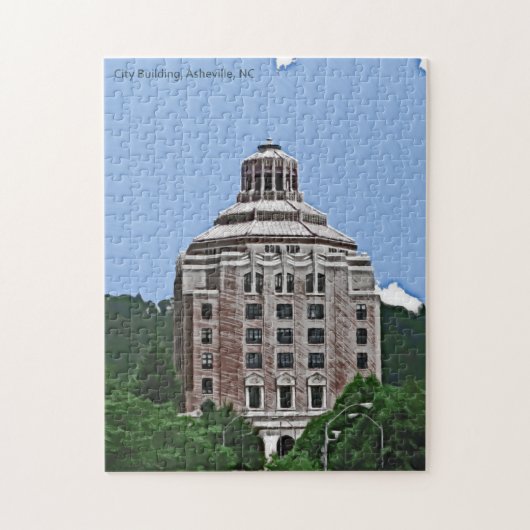 City Building, Asheville, NC Legpuzzel (Verticaal)