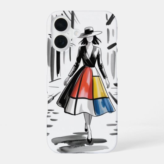 City Chic Art iPhone 16 Hoesje (Achterkant)